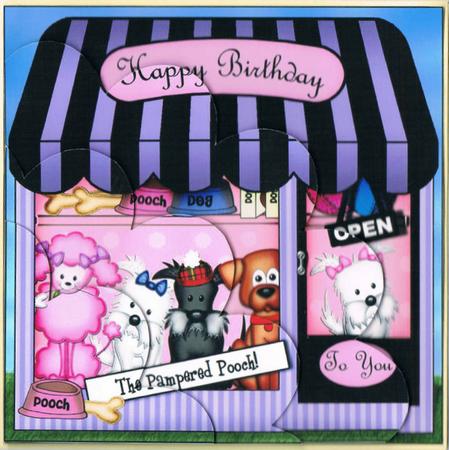 The Little Pampered Pouch Shop Shell Edged Side Stacker by Kate Wordingham