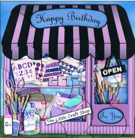 The Little Craft Shop Shell Edged Corner Side Stacker by Kate Wordingham