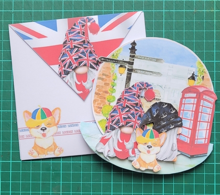 Gnome Place Like London 3 Rocker Card Mini Kit by Katherine Cooper