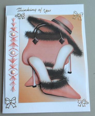 Burnt Orange Trio Quick Card by Kathi Carlozzi