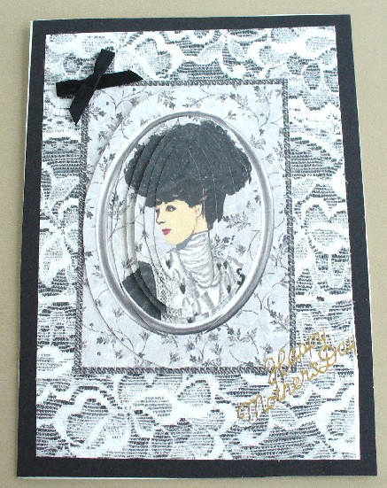 Ladies Fashion Cameo #9 by Kathi Carlozzi