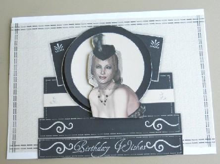 Deco Style Birthday Card by Kathi Carlozzi