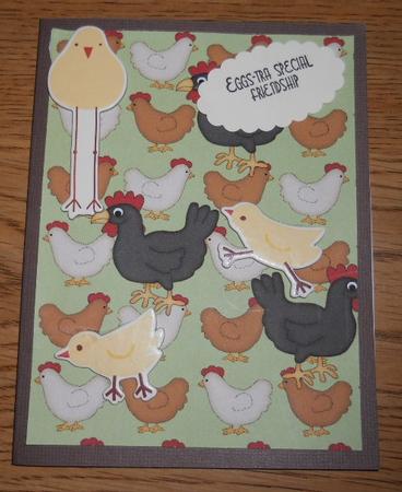 Chicken Mix Background by Kathi Carlozzi