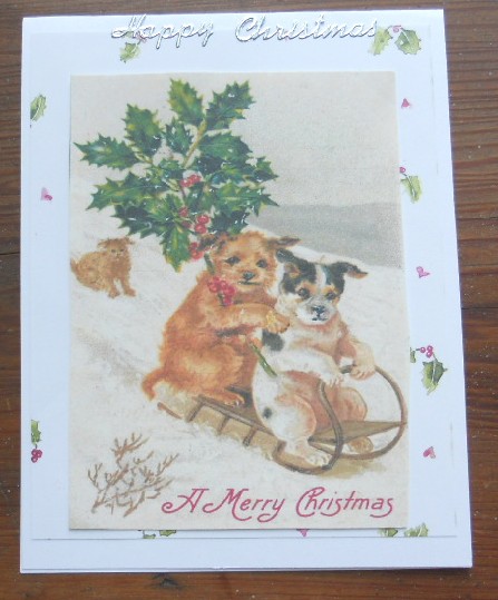Dogs Playing on the Sledge by Kathi Carlozzi