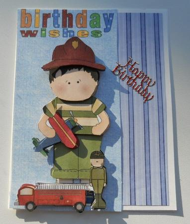 Birthday Boy with His Toys Step by Step by Kathi Carlozzi