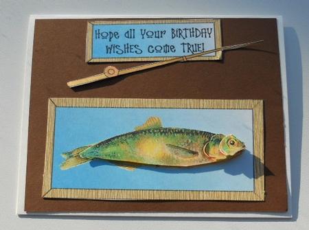 Gone Fishin' Decoupage Topper by Kathi Carlozzi