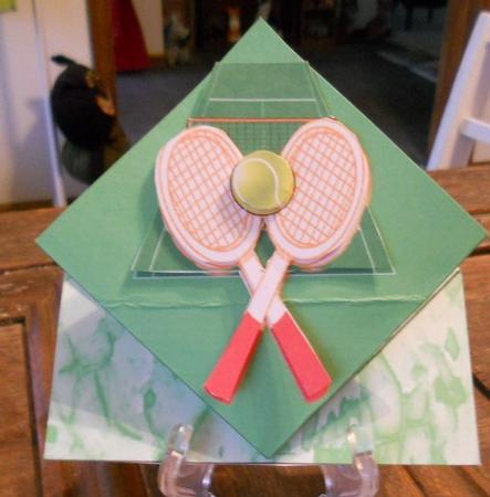 Tennis Diamond Top by Kathi Carlozzi