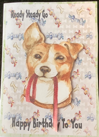 Little Pet Jack Russell Birthday by Kathleen Francis