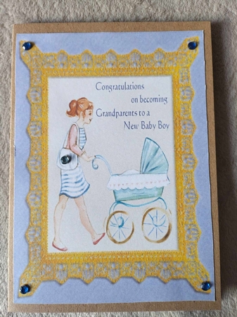 Congratulations on becoming Grandparents. by Kathleen Francis