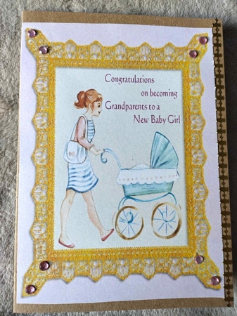 Congratulations on becoming Grandparents. to a New Baby Girl. by Kathleen Francis