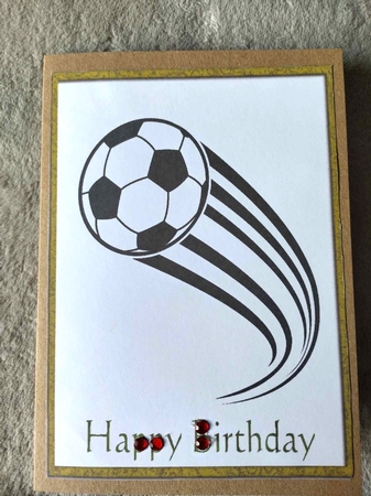  Birthday  Toppers, Gymnastics and Football Red. by Kathleen Francis