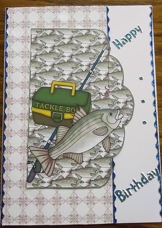 Scalloped Gone Fishing by Kathleen Francis