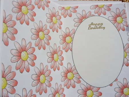 Red Daisy Insert 2 by Kathleen Francis