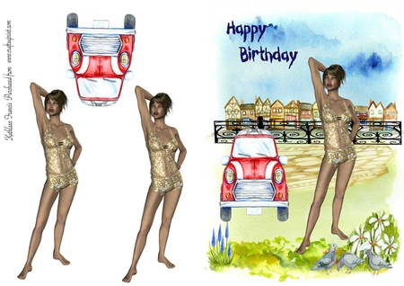 Golden Girl 6 Cu4cu High Quality Poser Graphics by Kathleen Francis