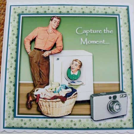 Capture the Moment -  Retro Card Topper by Kathleen Francis