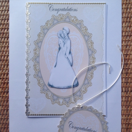 Congratulations couple in the Frame by Kathleen Francis
