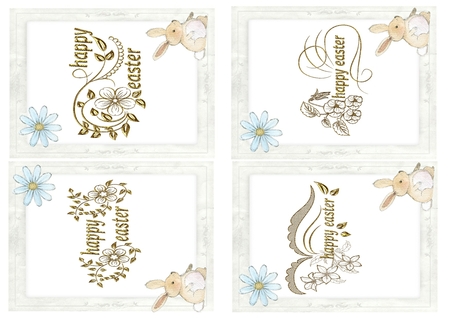 Golden Easter Word art by Kathleen Francis