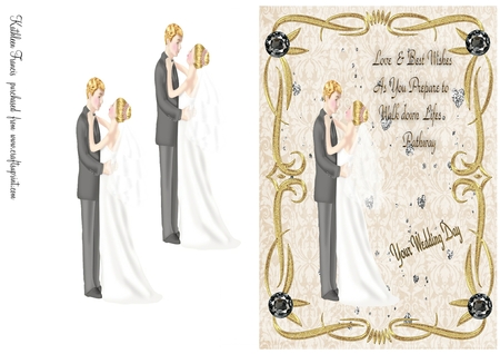 Gold jewel frames by Kathleen Francis