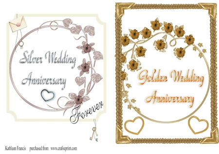 Floral flower frames by Kathleen Francis