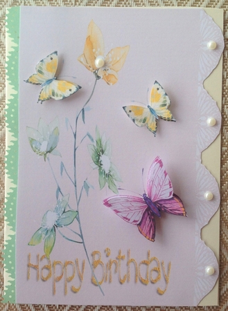 Birthday Butterflies by Kathleen Francis