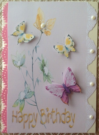 Birthday Butterflies by Kathleen Francis