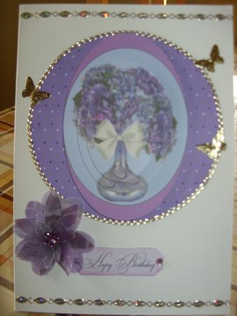 Hydranger Heaven Birthday Mothers Day Ladies by Kathleen Francis