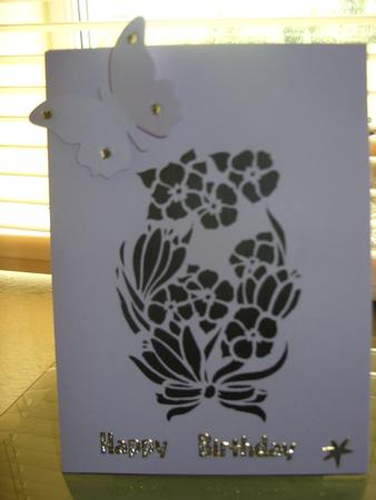 Floral Card 11 by Kathleen Francis
