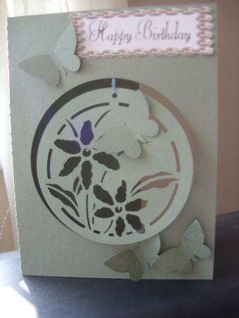 Floral Hanging 1 by Kathleen Francis