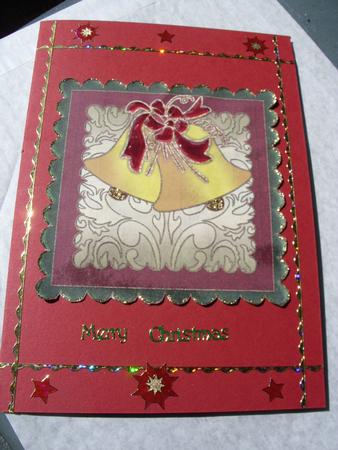Christmas Bells Scalloped Edge Topper 2 by Kathleen Francis