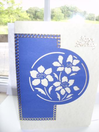 In the Round Over the Edge Card 1 by Kathleen Francis