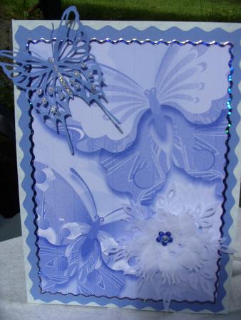 Bright Shade Oriental Butterflies Backing Paper by Kathleen Francis