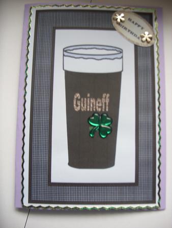 Quick Card - Have a Pint for Your Birthday by Kathleen Francis