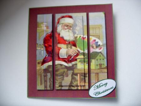 Tripipage Quick Santa Card and Layers by Kathleen Francis