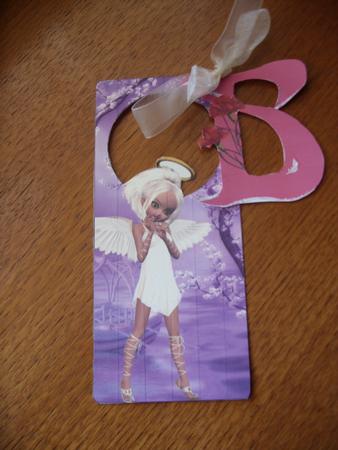 Gwen Angel Door Hanger by Kathleen Francis