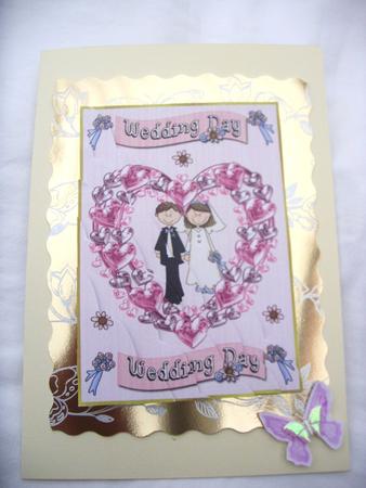 Wedding Day Wavy Corner Side Stacker by Kathleen Francis