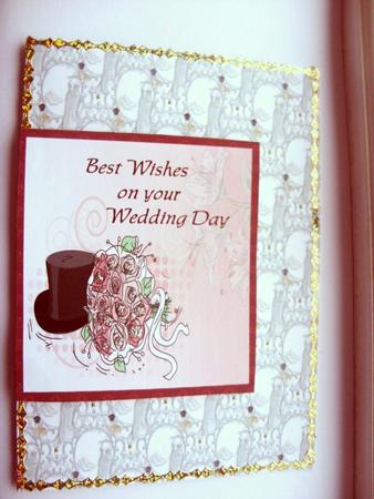 Wonderful in White Wedding Day Background by Kathleen Francis