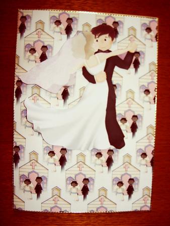 Just Married Background 1 by Kathleen Francis