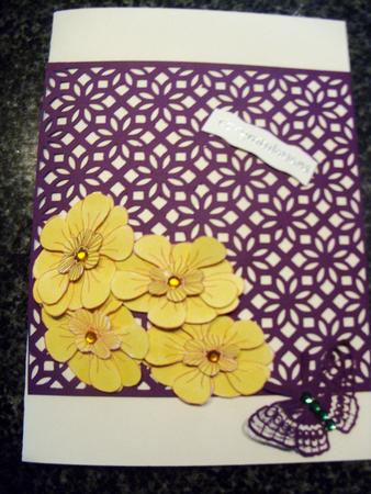 Warwick Flower Lattice 2 by Kathleen Francis