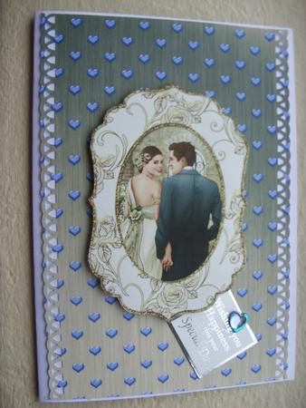 'coloured Metallic Hearts' Backing Paper by Kathleen Francis