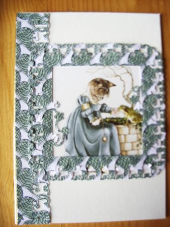 Cat Side Stacker Background 1 by Kathleen Francis
