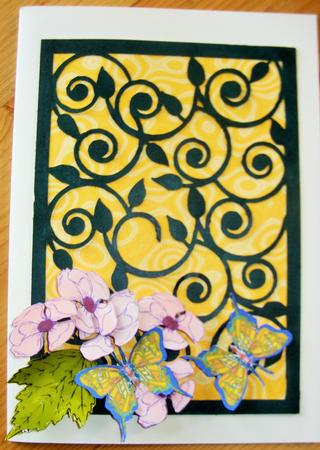 Swirl & Leaf Overlay by Kathleen Francis
