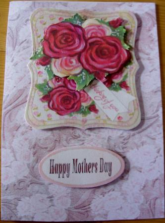 Blush Opalescent Bouquet Backing Paper 2 by Kathleen Francis