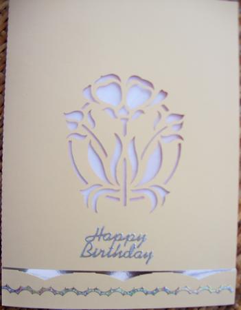 Floral Card 10 by Kathleen Francis