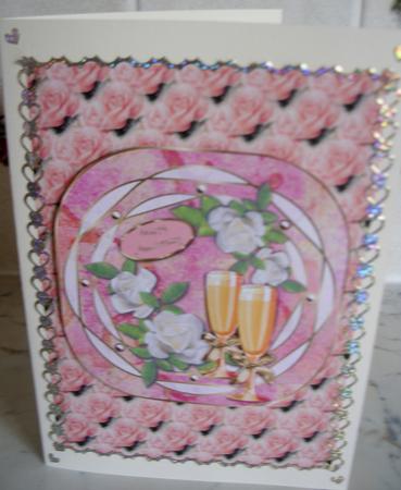Peach Roses Background by Kathleen Francis