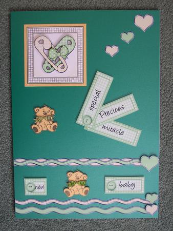 New Baby Kit with 3D Decoupage by Kathleen Meyforth