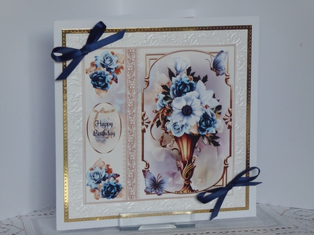 Majestic Floral Vase Mini Page Kit by Kathleen Peace