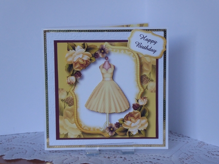 Fabulous Fifties Florals - Yellow Roses by Kathleen Peace