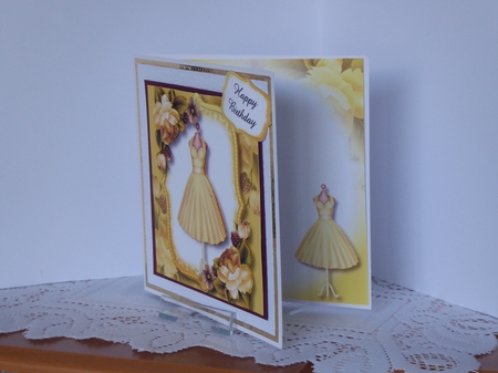 Fabulous Fifties Florals - Yellow Roses by Kathleen Peace