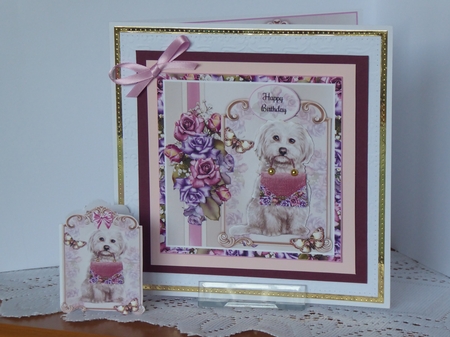 Rose Doggie Bag Mini Page Kit by Kathleen Peace