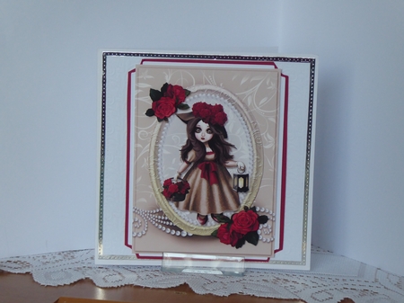 Rose Basket Doll Mini Kit-3 by Kathleen Peace